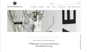 Screenshot Frauensache Webseite - WordPress Webdesign