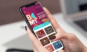 B-MY App auf Smartphone