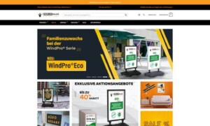 Screenshot Website Display Sales